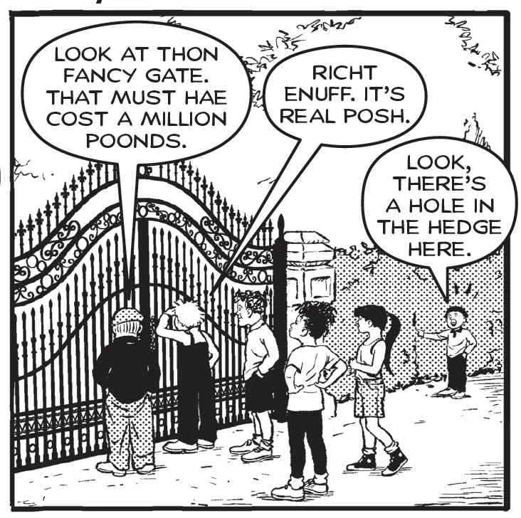 OOR WULLIE. GATE.