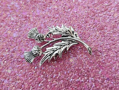 thistle brooch