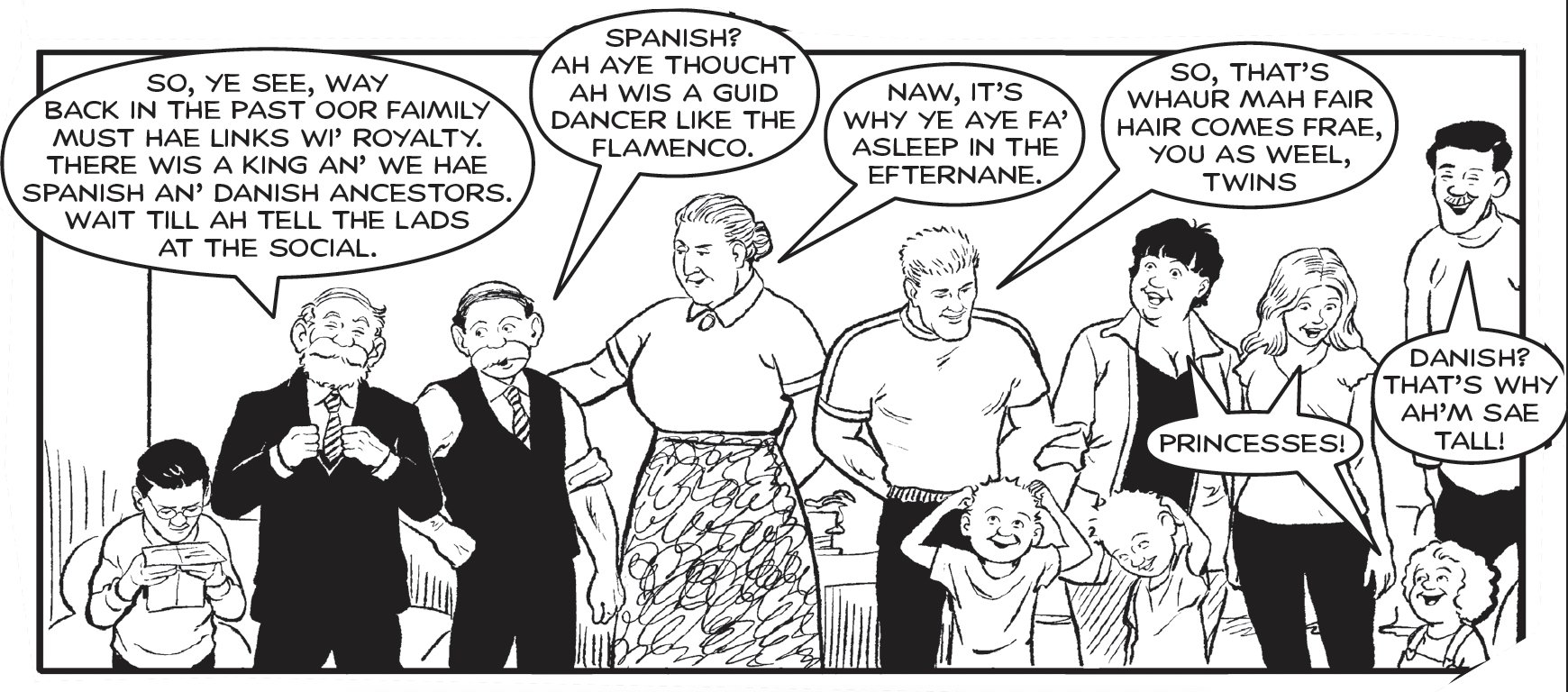 The Broons. The past.
