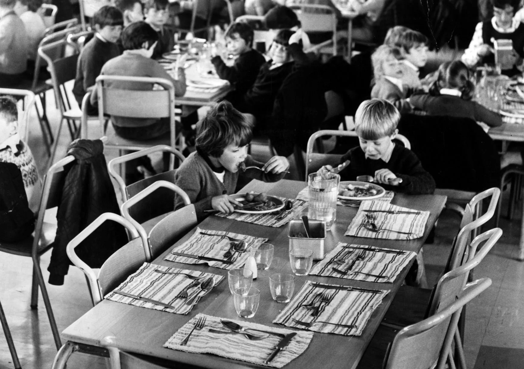 School children in Edinburgh in the 1970s
