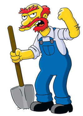 Famous Scots. Groundskeeper Willie.