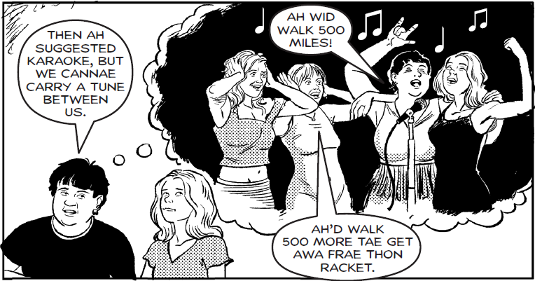 The broons. Karaoke.