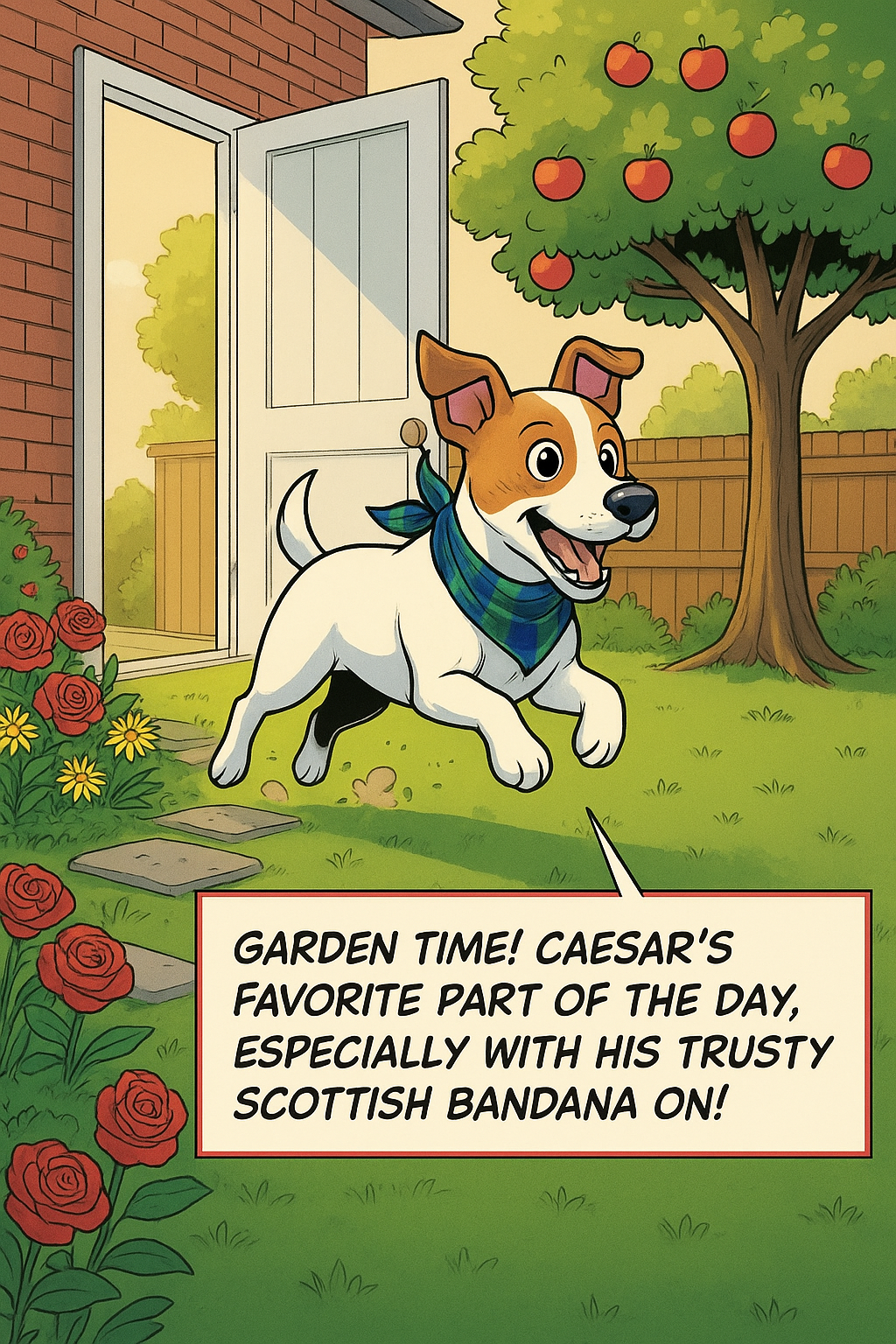 All about Caesar. Garden Adventure.