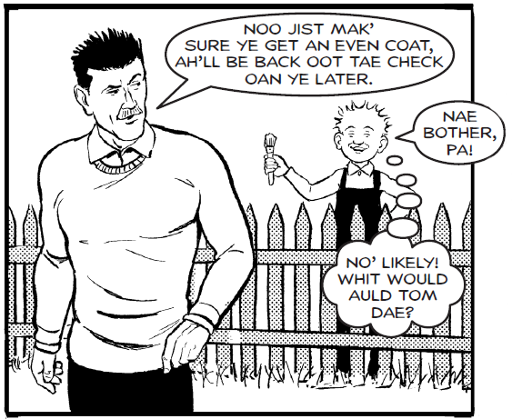 OOR WULLIE. PAINTING.