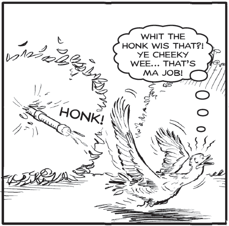 OOR WULLIE. HONK HONK.