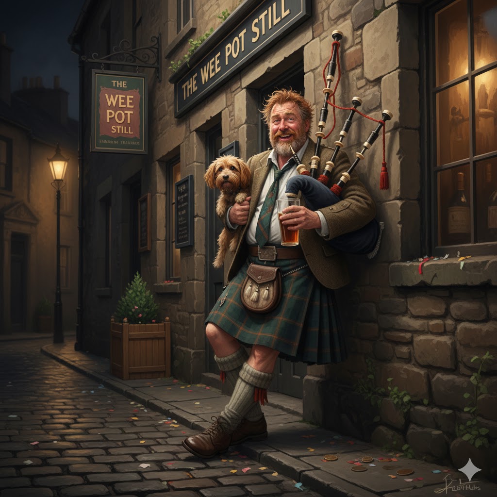 Scottish Words-Phrases. Blootered!