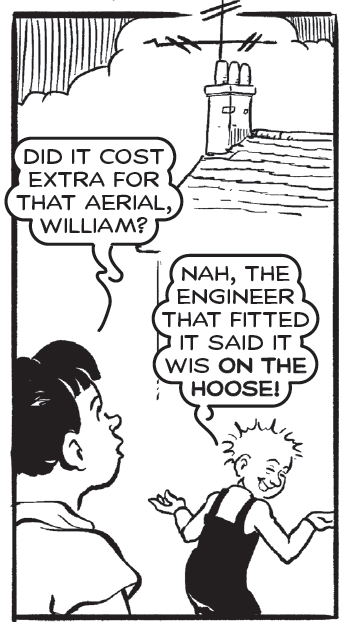 oor wullie. tv arial.