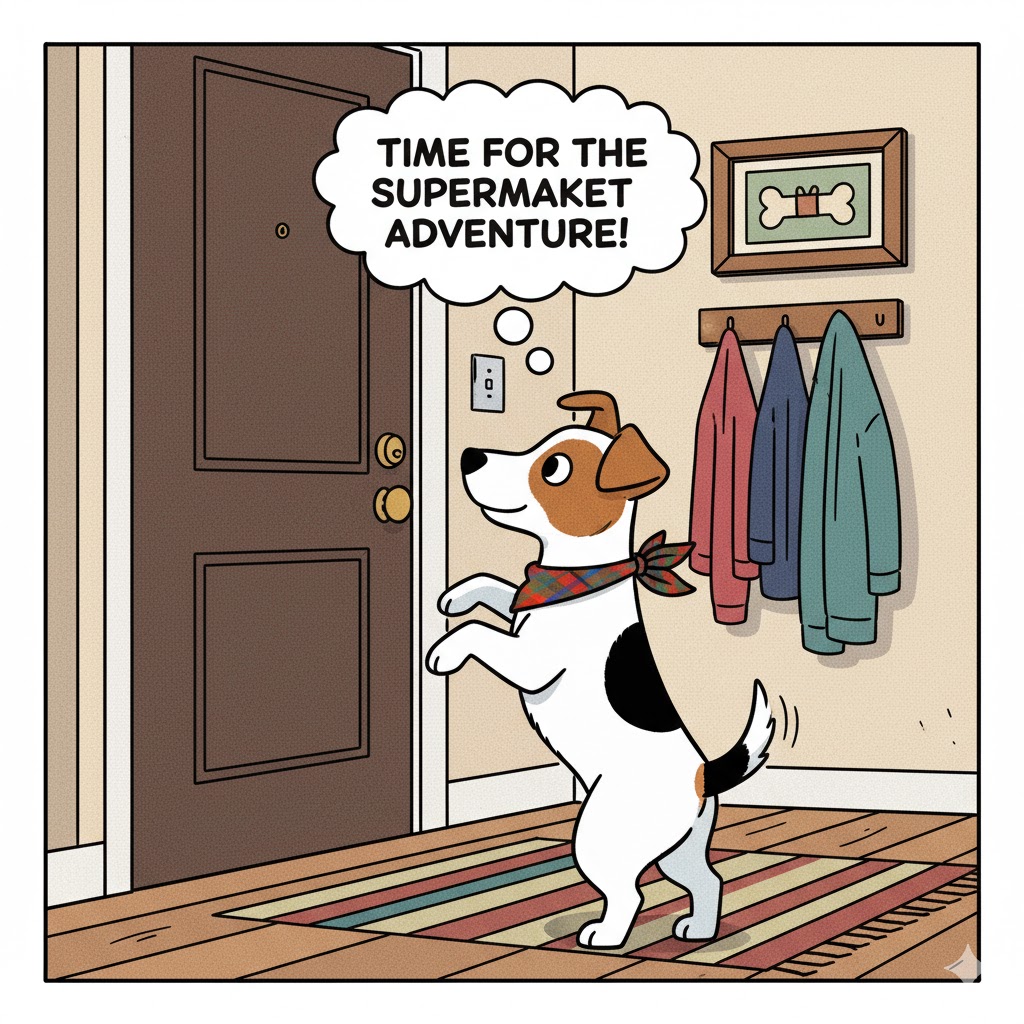 All About Caesar. A trip to the Supermarket.