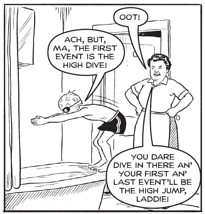 oor wullie high dive