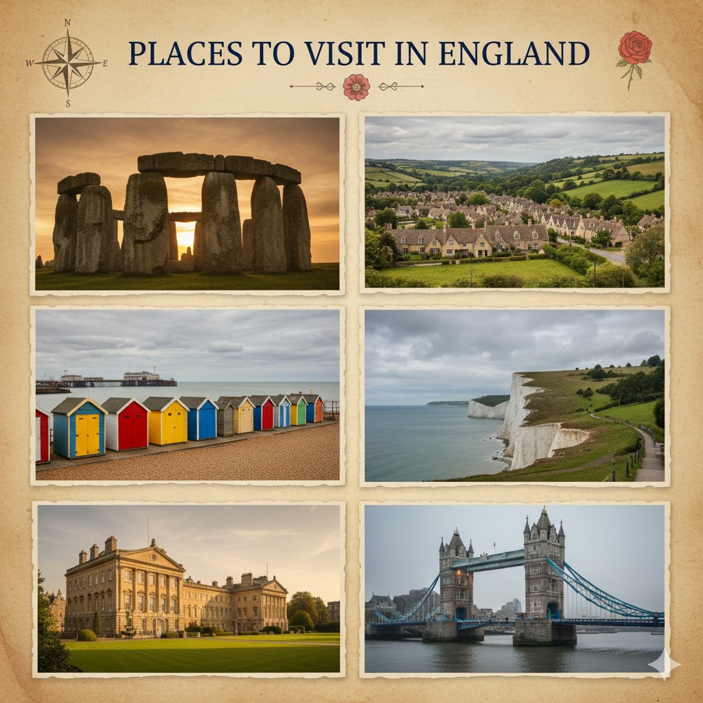 places to visit in England