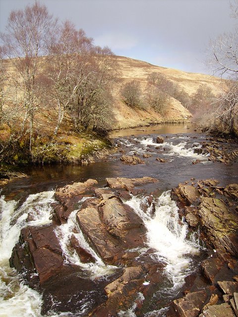 Scottish Places of Interest. River Cassley.