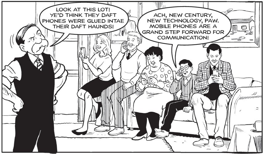 the broons Phone Addiction