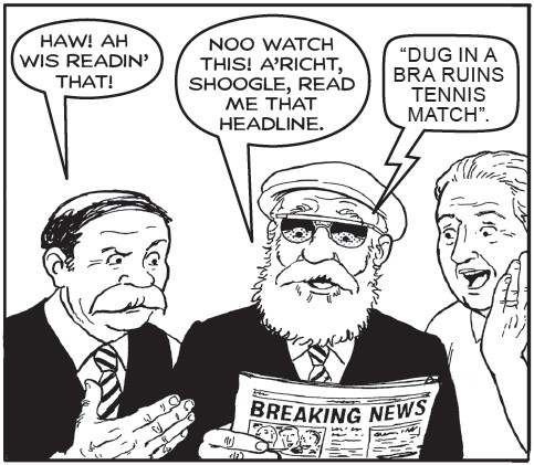 the broons. new glassess.