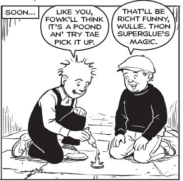 oor wullie. Dirty Trick.