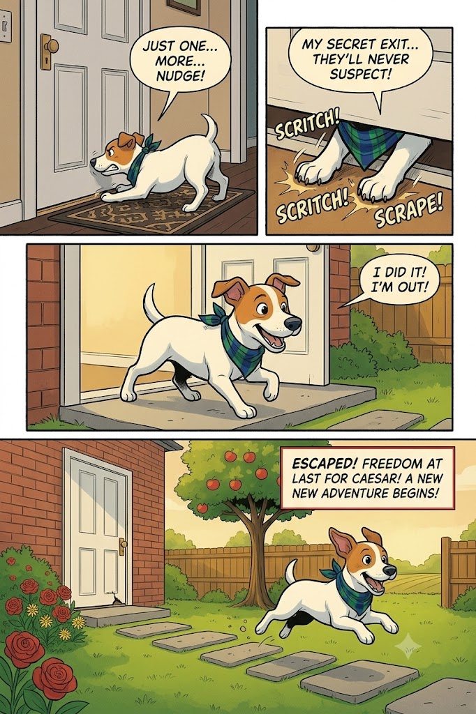 all about Caesar. escape