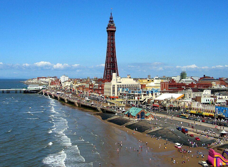 places to visit in England. Blackpool