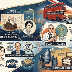 British innovations and discoveries.