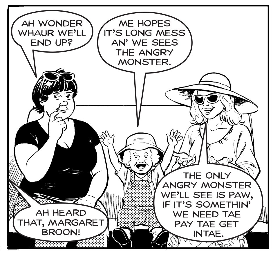The Broons. The day away