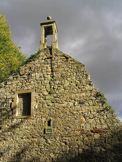 scottish architecture. ancrum gable church.