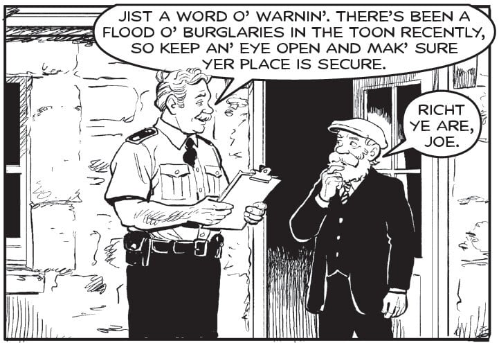 the broons. the Burglaries.