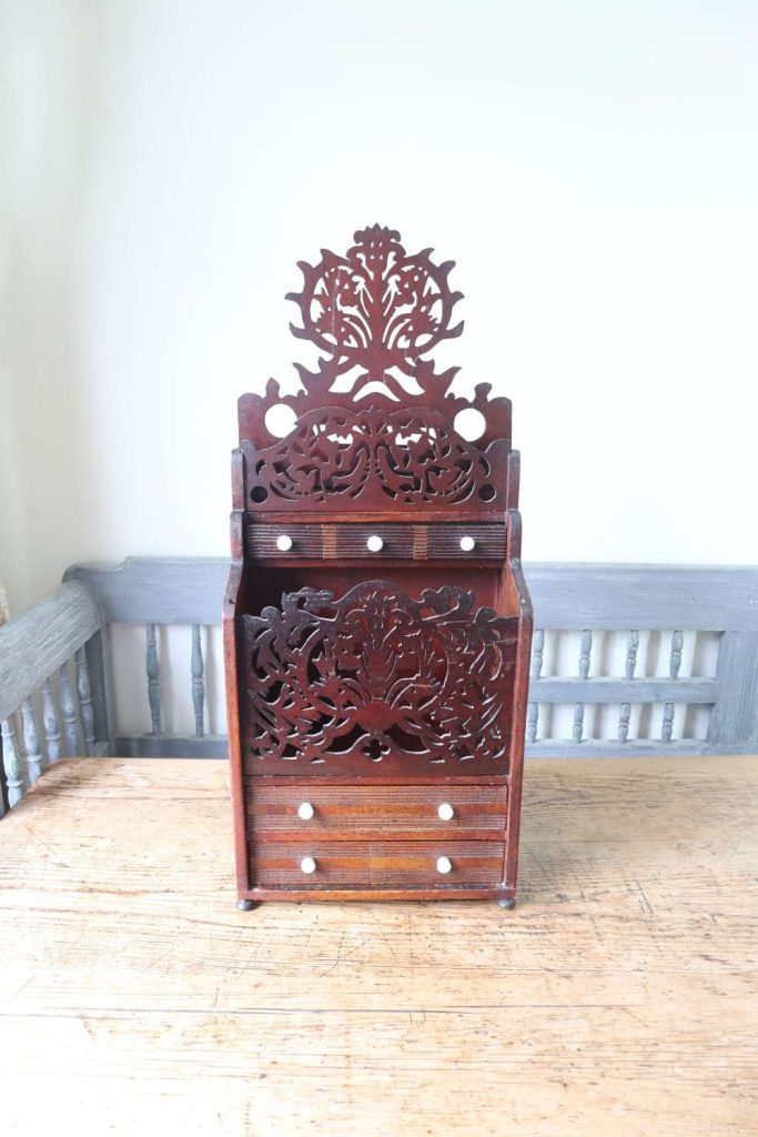 scottish antiques. spoon box