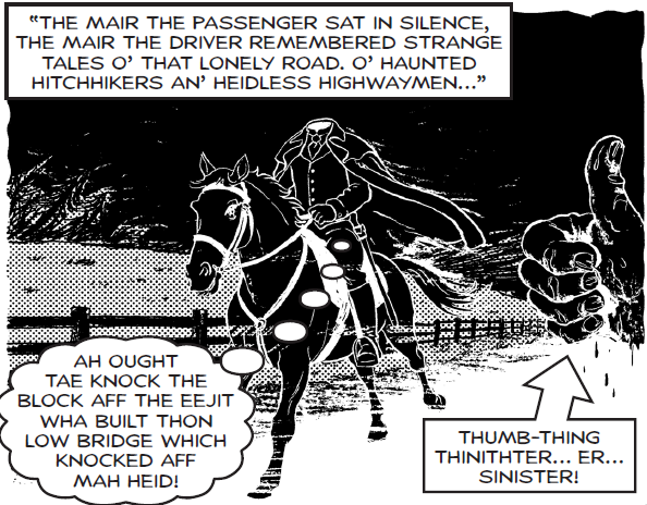 The Broons headless rider