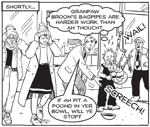oor wullie the bagpipes