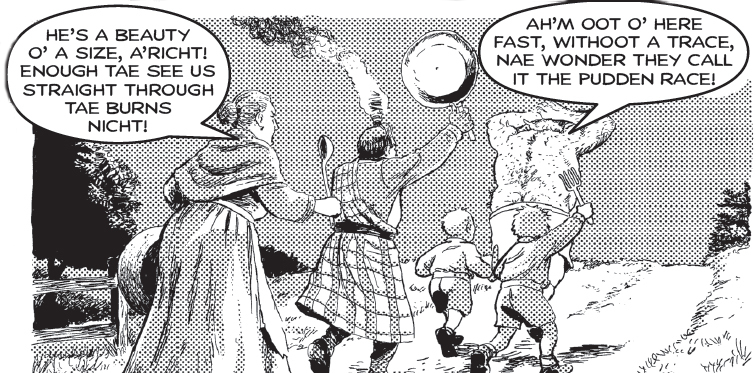 the broons the pudding race